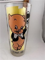MCM Porky Pig cartoon glass