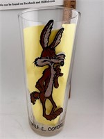 MCM Wiley Coyote cartoon glass