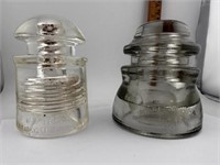 Antique glass insulators