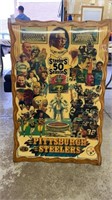 Steelers 50 Seasons 25 x38in. Handmade Clock