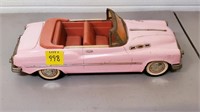 Vintage Pink Tin Buick Roadmaster Toy