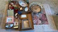 Decorations, picture frame, trays