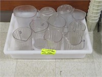 LOT OF ASSORTED PLASTIC PITCHERS