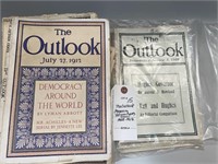 The Outlook Magazine Various Copies 1908-1912
