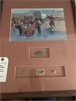Indian Artifacts Framed