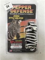 Pepper Spray With Zebra Style Holster