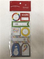 (12x) 16 Count Peel And Stick Gift Tags