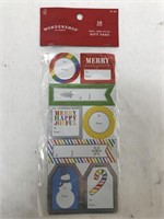 (4x) 16 Count Peel And Stick Gift Tags
