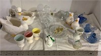 Waterford crystal Angel, various curio glass and