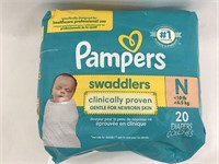 New Pampers Swaddlers Sz New Born