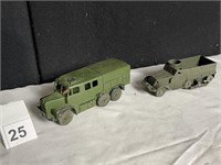 DINKY SUPER TOY MILITARY TRUCKS
