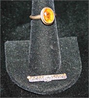 Ladies 10K Antique Ring, 2.1 Grams, Size 5.5,