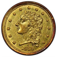 $2.50 1838-C PCGS AU53