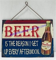 Small Metal Beer Sign (12 x 9)