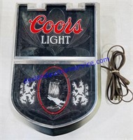 Coors Light Electric Bar Sign 19x13- Works