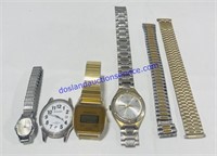 Lot of Watches- No Batteries/Unknown Condition