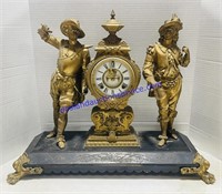 Ansonia Clock Co. Don Juan Statue Clock (26 x 20