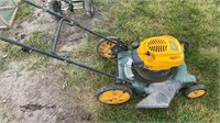 Yard man 22 inch push lawnmower not tested
