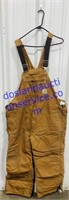 Carhartt Red Lined Overalls 50x30