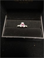 Sterling silver size 11 claddagh ring
