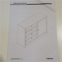 HOS-PB-081 drawer and cabinet storage table