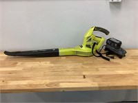 RYOBI Blower-2 chargers and 2 batteries