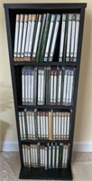 DVD STAND WITH GREAT BOOKS OF HISTORY DVD SET
