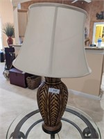 RATTAN STYLE DECORATIVE LAMP