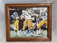Autographed Lawrence Taylor Football Photo