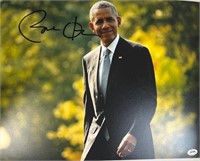 Barack Obama Signed 11x14 with COA