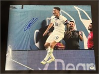Christian Pulisic Signed 11x14 with COA