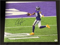 Vikings Justin Jefferson Signed 11x14 with COA