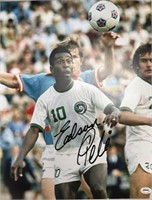 Soccer Pele Signed 11x14 with COA