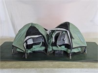 Salesman Sample Double Camping Tent Display