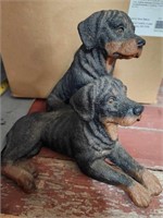 Rottweiler Dog Statue