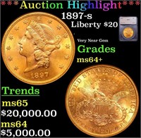 ***Auction Highlight*** 1897-s Gold Liberty Double