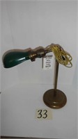 Vintage Brass Display Lamp