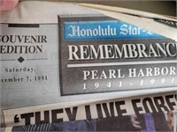 1991 Commemorative Pearl Harbor Newspaper