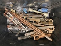 Lot of large industrial mics tools