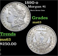 1890-o Morgan Dollar 1 Grades Select Unc