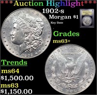 ***Auction Highlight*** 1902-s Morgan Dollar 1 Gra