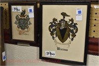 (2) Family Crests: