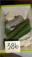 Vintage Jewelry & Flatware Bags / Fabric Lot