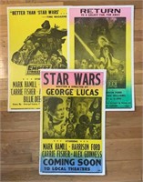 Vintage Star Wars Movie Posters 22x14in