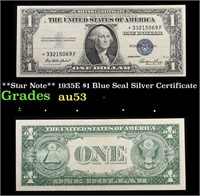 **Star Note** 1935E $1 Blue Seal Silver Certificat