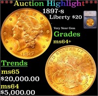 ***Auction Highlight*** 1897-s Gold Liberty Double