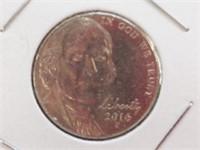 2016 Jefferson nickel