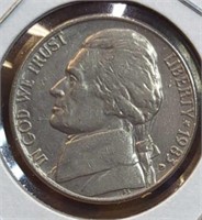 1983 D. Jefferson nickel