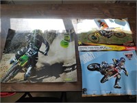 3 Motorcycle Posters