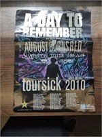 A Day To Remember Toursick Poster 2010